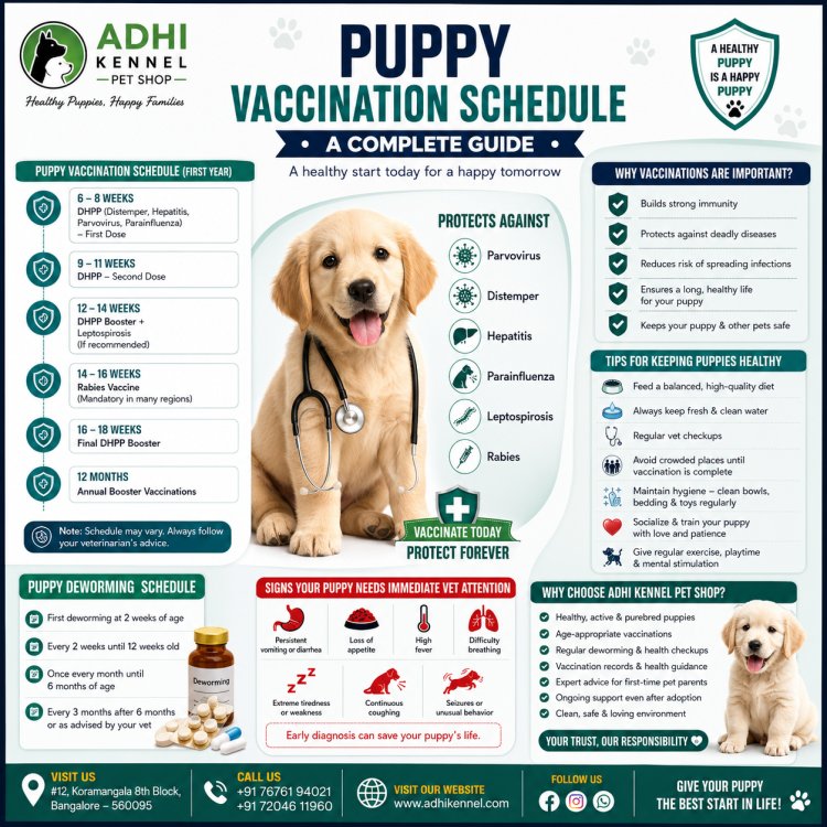 Puppy Vaccination Schedule: A Complete Guide for New Pet Parents